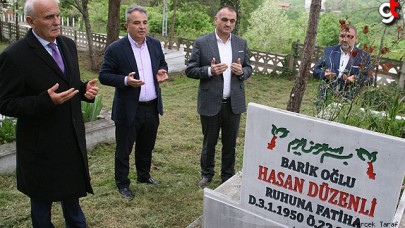 Eski Başkan Hasan Düzenli’nin Kabrini Ziyaret Etti