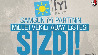 Samsun İyi Parti Milletvekili Aday Listesi Sızdı