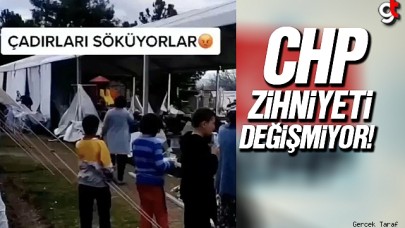 Depremzedelere verdikleri çadırları söküyorlar