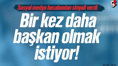 Facebook'tan paylaşımı yaptı, aday olacak!