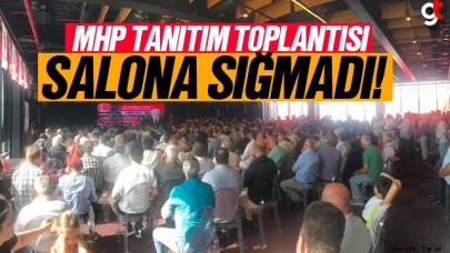 Samsun MHP tanıtım toplantısı salon dışına taştı