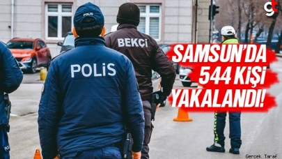 Samsun'da 10 günlük asayiş bilançosu; 544 kişi yakalandı