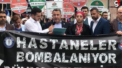 Sağlık Sen Samsun: Filistin'de hastaneler bombalanıyor Dünya seyrediyor