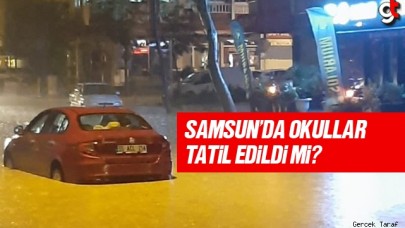 Samsun'da okullar selden dolayı tatil mi? Pazartesi günü okullar tatil mi?