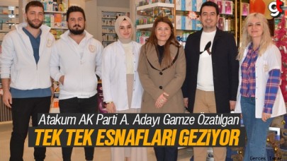 Gamze Özatılgan, Atakum'da tek tek asnafları geziyor