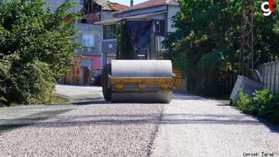 Çarşamba'da yol çalışmaları sürüyor