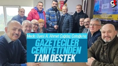 Ahmet Çağdaş Çatoğlu'na Gazetecilerden Tam Destek