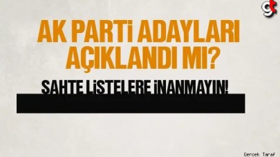 AK Parti Samsun Adayları Açıklandı mı? Uydurma listelere inanmayın!