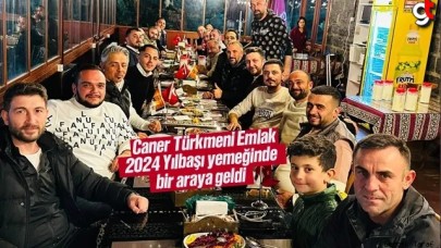 Caner Türkmeneri Emlak Ailesi 2024 Yılbaşı Yemeğinde Buluştu