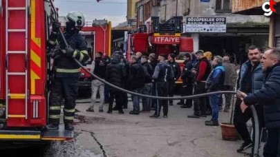 Samsun sanayi sitesinde yangın çıktı