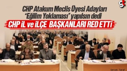 CHP Atakum Meclis Üyelerinin Eğilim Yoklaması Talebine Red