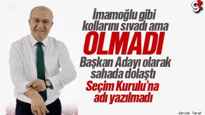 Gelecek Partisi İlkadım Başkan Adayı Yaşar Güngör seçime giremeyecek