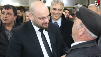 Serhat Türkel'e Körfez Mahallesinde coşkulu karşılama