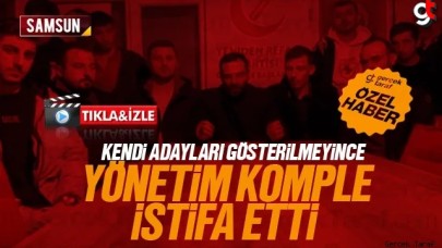 Yeniden Refah Partisi Canik İlçe Teşkilatı komple istifa etti