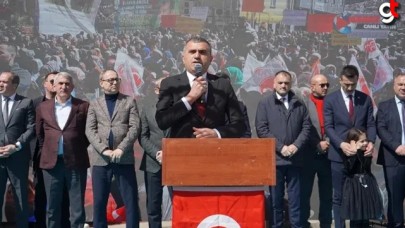 Büyük Salıpazarı Mitingi'nde yoğun kalabalık