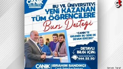 Canik’ten Gençlere Burs Müjdesi