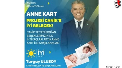 Turgay Ulusoy: Canik’te yeni doğum yapmış anneler için Anne Kart