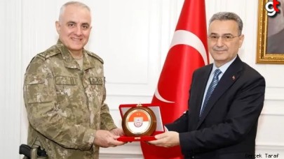 Gazi Tümgeneral Davut Ala, Başkan Kurnaz'ı ziyaret etti