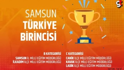 Samsun Bilim Şenlikleri Destekleme Programında Türkiye’de birinci oldu