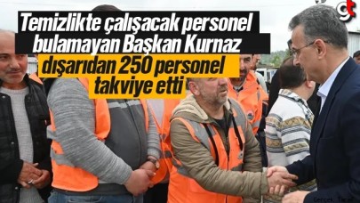 İlkadım Belediyesi’ne dışarıdan 250 temizlik personeli takviye edildi