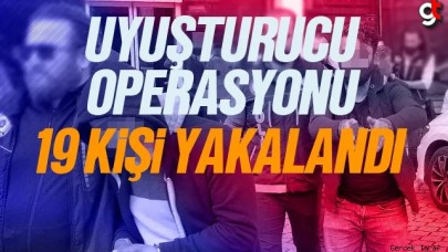 Samsun'da Şok Uygulamalarda Çok Sayıda Uyuşturucu Ele Geçirildi, 19 Gözaltı