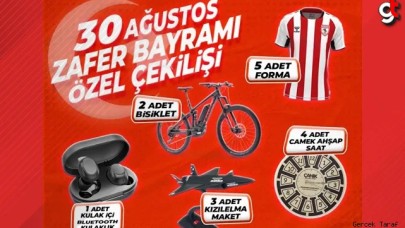 Canik Belediyesi, 30 Ağustos Zafer Bayramı Özel Çekiliş Programı düzenliyor