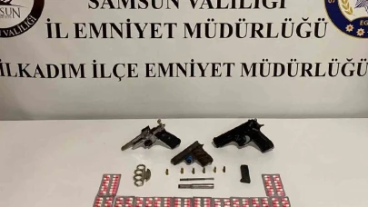 Samsun'da Silah ve Uyuşturucu Operasyonu 1 Gözaltı