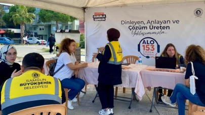 Samsun Büyükşehir Belediyesi'nden Atakum'da Anket Çalışması