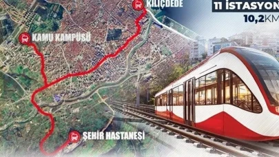 Samsun Şehir Hastanesi ve Eğitim Araştırma Hastanesi'ne tramvay ile gidilecek