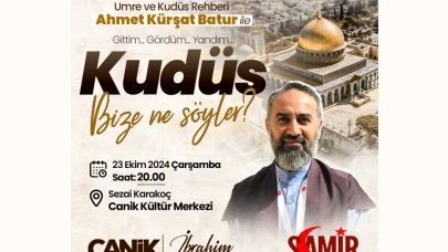 Canik Belediyesi ve SAMİR'den ‘Kudüs Bize Ne Söyler?’ Konferansı