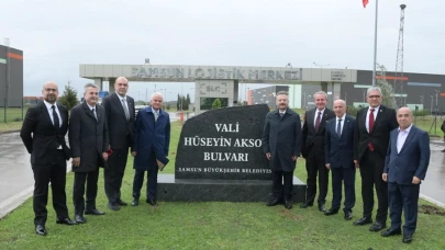 Vali Hüseyin Aksoy, fikir babası olduğu Lojistik Merkez de incelemelerde bulundu