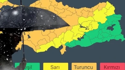 AFAD, 30 İl İçin 'Sarı', 20 İl İçin 'Turuncu' Kod Verdi