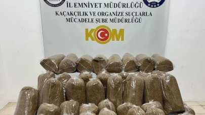 Samsun'da Kaçak Tütün Operasyonu: 250 Kilogram Tütün Ele Geçirildi