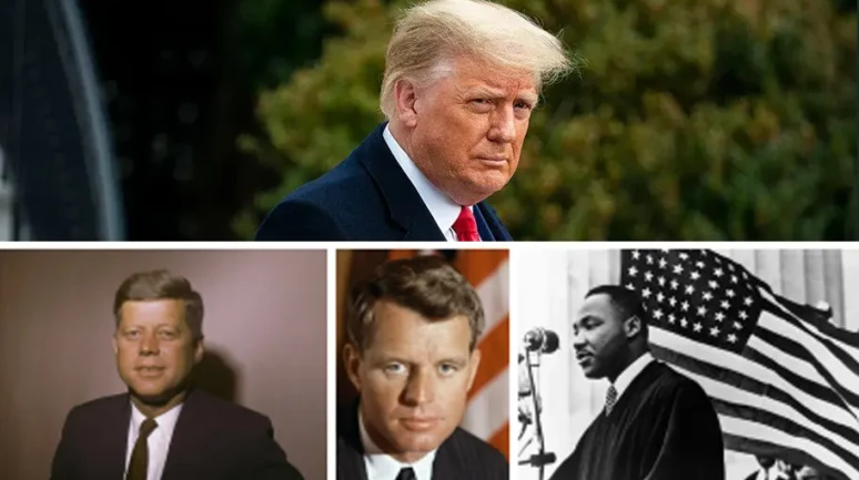 Donald Trump, Kennedy ve Martin Luther King Suikast Dosyalarının Gizliliğini Kaldırdı