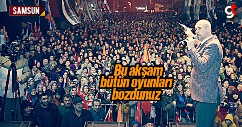 Hasan Togar, 'Bu Akşam Bütün Oyunları Bozdunuz'