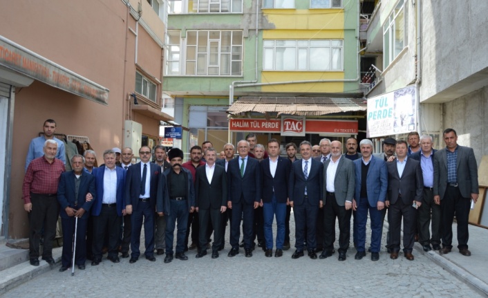 AK Parti Samsun Milletvekili Yusuf Ziya Yılmaz'dan Havza ziyareti