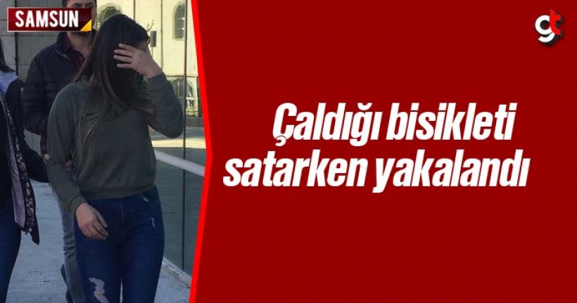 Çaldığı Bisikleti Satarken Yakalandı