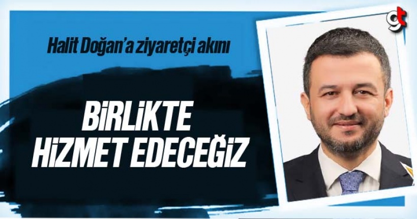 Çarşamba Belediyesi Başkanı Halit Doğan'a Ziyaretçi Akını