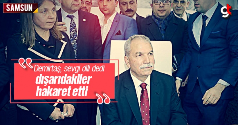 Demirtaş Sevgi Dili Dedi, Kalabalık Basına Hakaret Etti