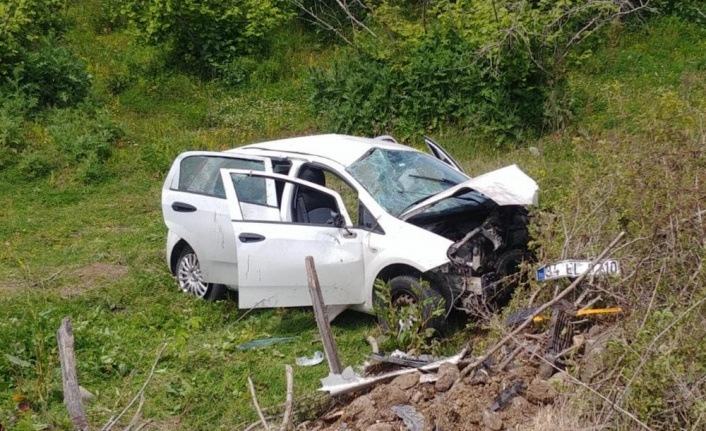 Ordu'da sağlık personeli kaza yaptı: 4 yaralı