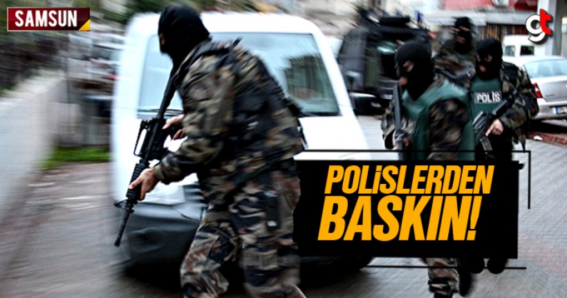 Samsun'da Polisler Baskın Yaptı 3 Kişi Tutuklandı