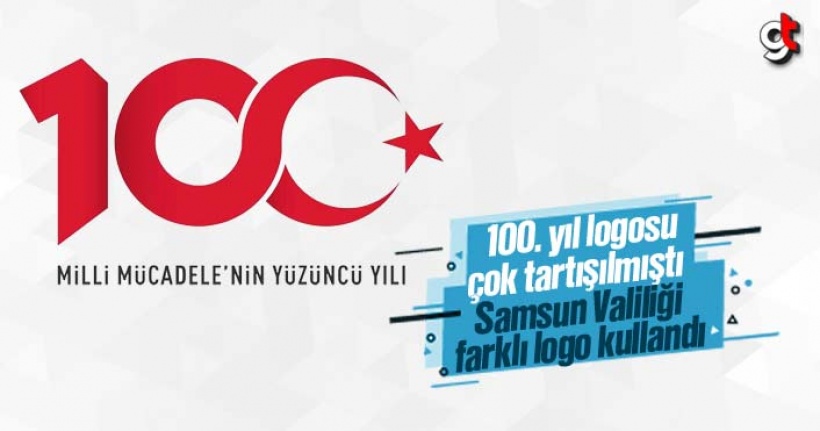 Samsun Valiliği’nin 100. Yıl Logosu Başka