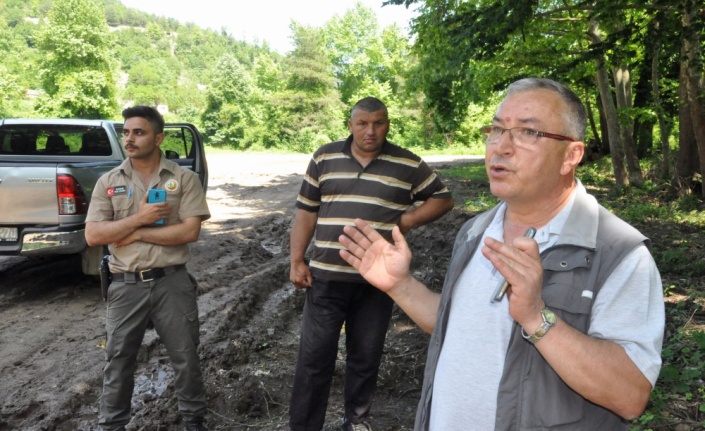 Ağaç kesileceğini iddia eden köylüler çalışmaları engelledi