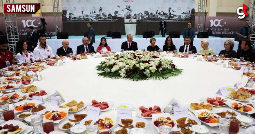 Erdoğan Samsun'da iftar yaptı