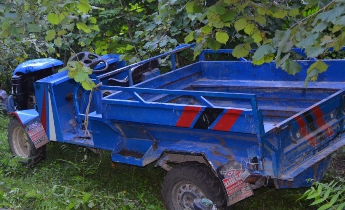 Ordu'da tarım aracı devrildi: 1 ölü, 2 yaralı