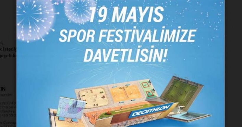 Piazza’da 19 Mayıs Spor Festivali