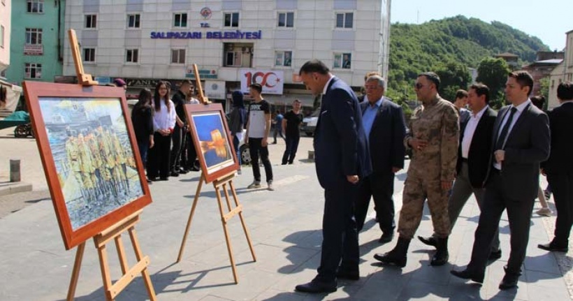 Salıpazarı'nda Atatürk resim sergisi