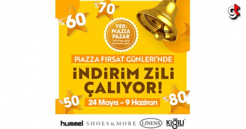 Samsun Piazza’da İndirim Zili Çalıyor