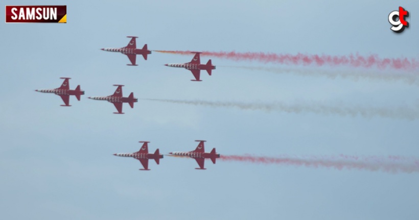 Türk Yıldızları Samsun semalarında