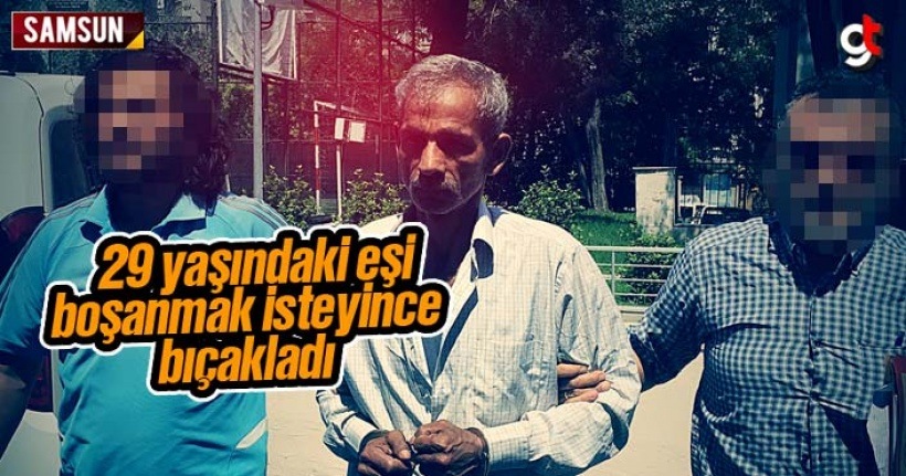 Boşanmak isteyen 29 yaşındaki eşini bıçakladı